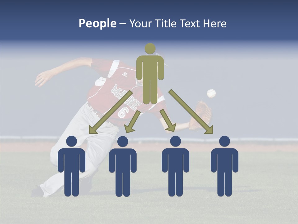 Athlete United States Senior PowerPoint Template