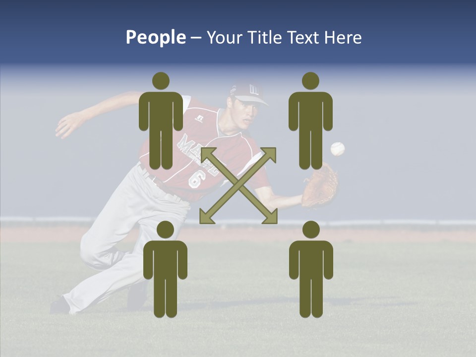Athlete United States Senior PowerPoint Template