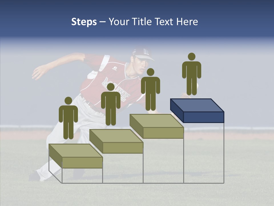 Athlete United States Senior PowerPoint Template