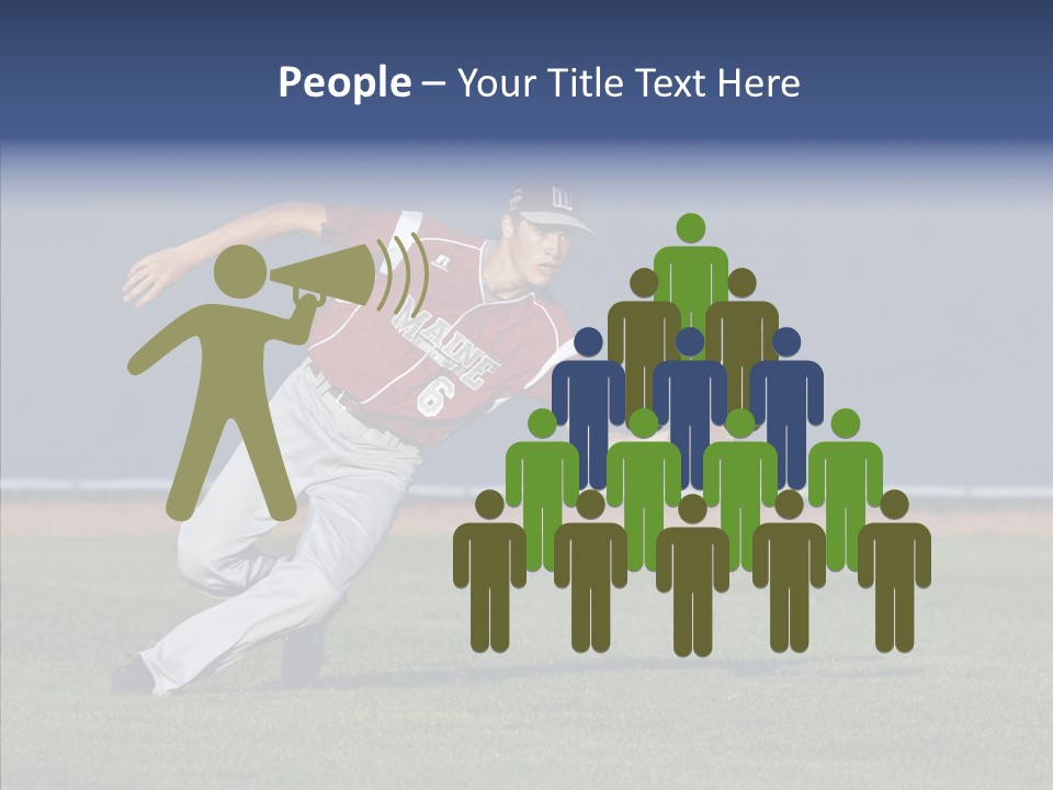 Athlete United States Senior PowerPoint Template