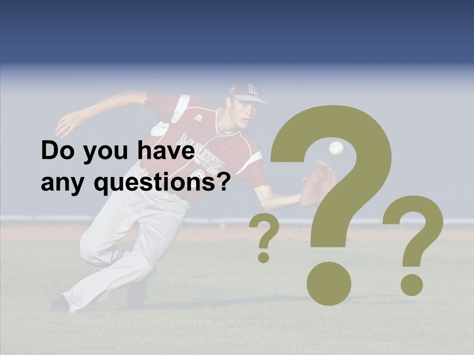 Athlete United States Senior PowerPoint Template