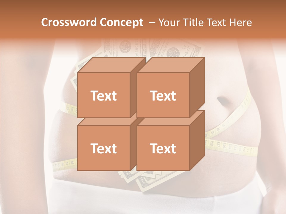 Cost Abdomen Woman PowerPoint Template