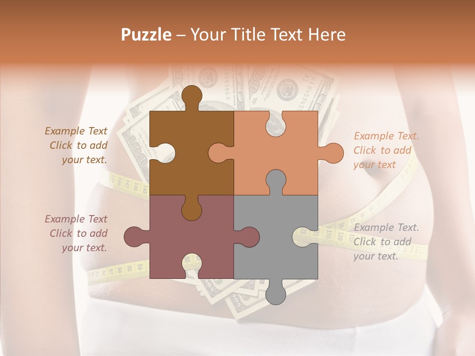 Cost Abdomen Woman PowerPoint Template
