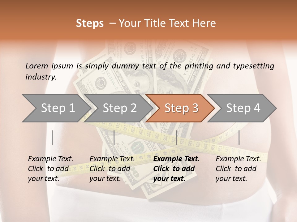 Cost Abdomen Woman PowerPoint Template