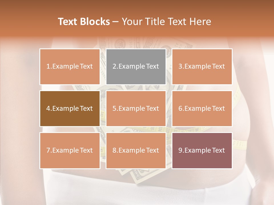 Cost Abdomen Woman PowerPoint Template