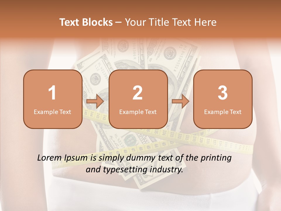 Cost Abdomen Woman PowerPoint Template