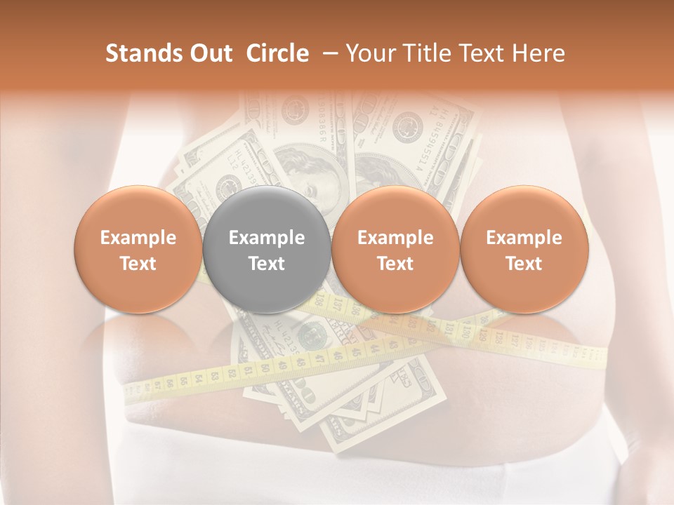 Cost Abdomen Woman PowerPoint Template