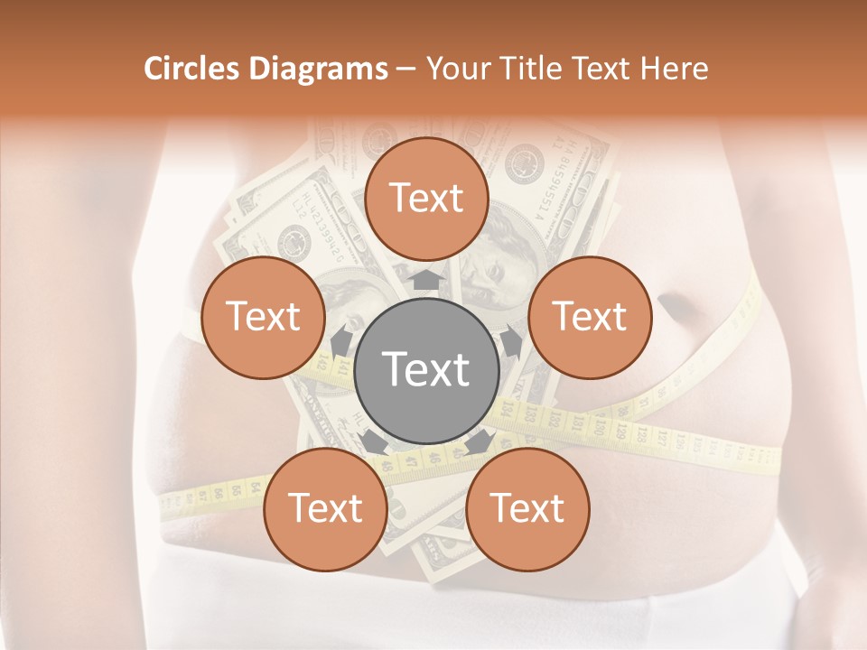 Cost Abdomen Woman PowerPoint Template