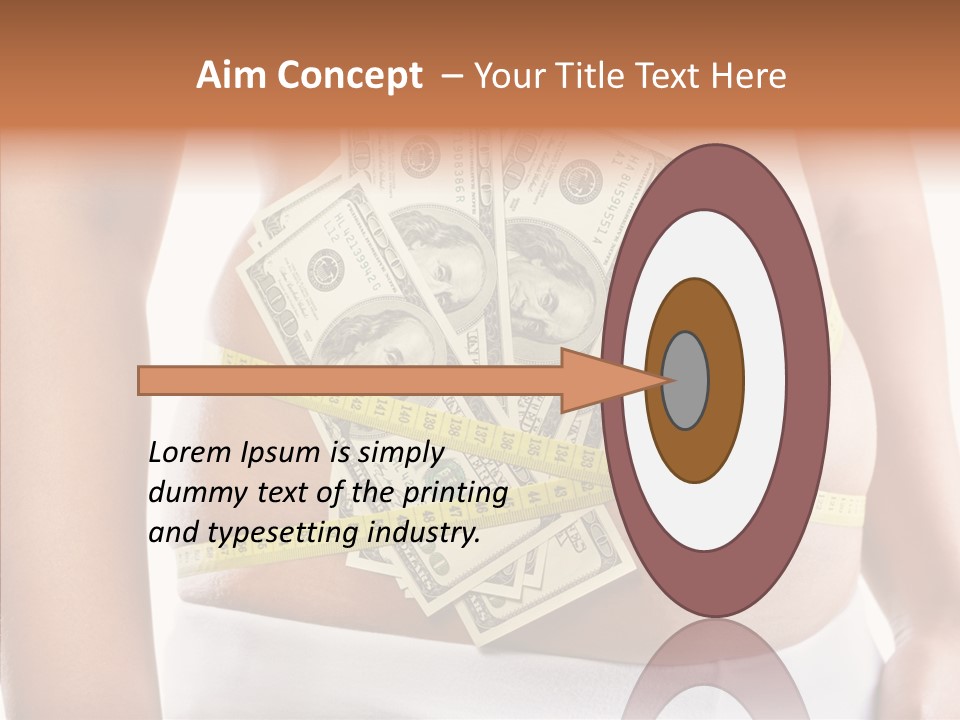 Cost Abdomen Woman PowerPoint Template