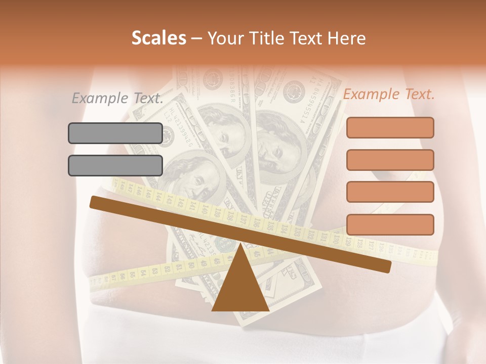 Cost Abdomen Woman PowerPoint Template