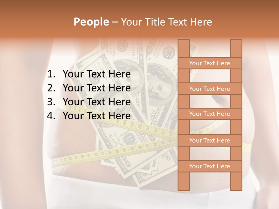 Cost Abdomen Woman PowerPoint Template