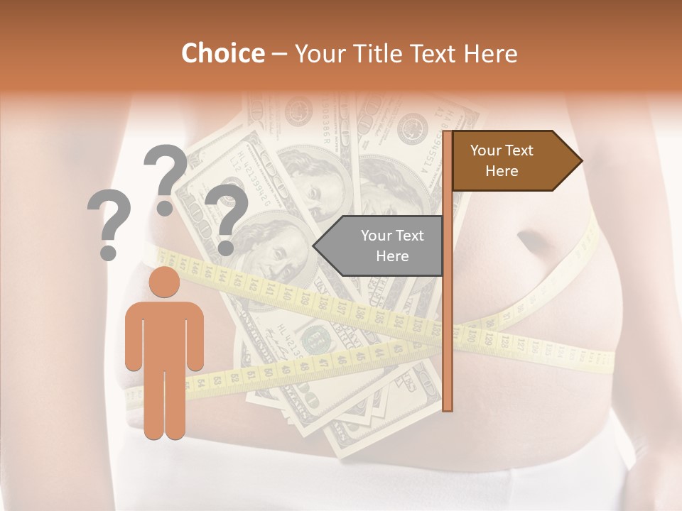Cost Abdomen Woman PowerPoint Template