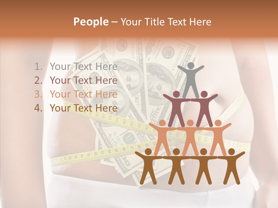 Cost Abdomen Woman PowerPoint Template