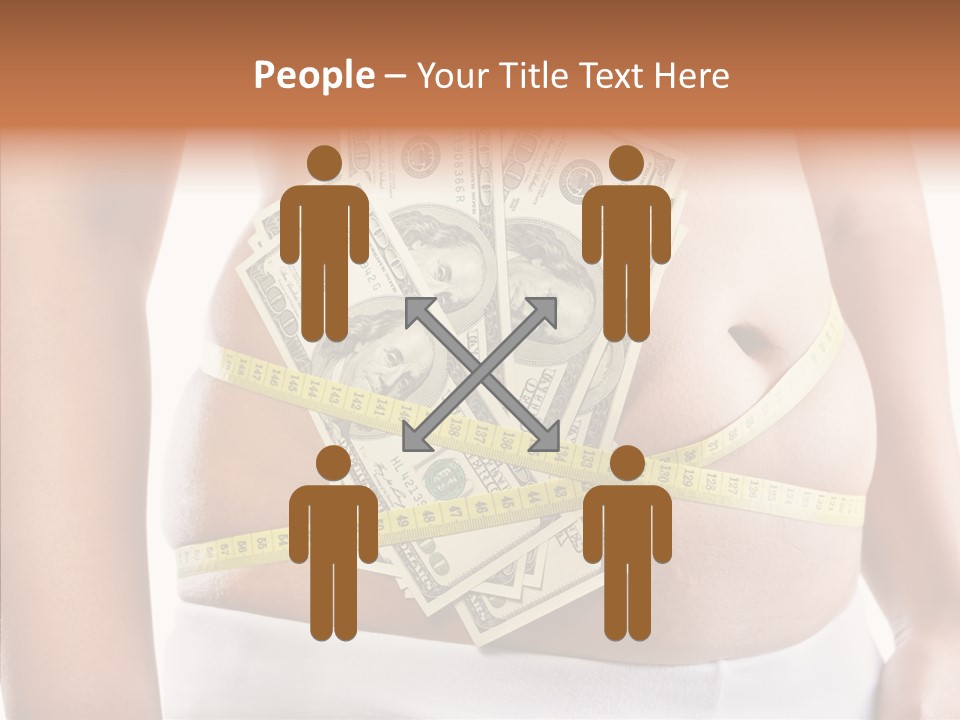 Cost Abdomen Woman PowerPoint Template