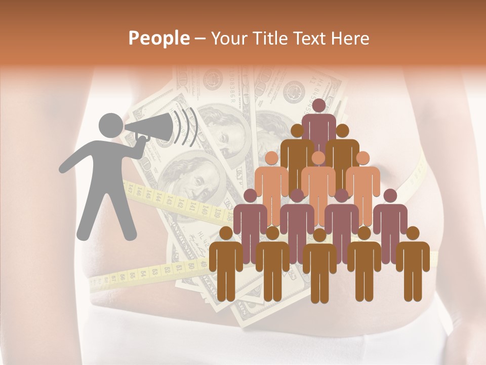Cost Abdomen Woman PowerPoint Template