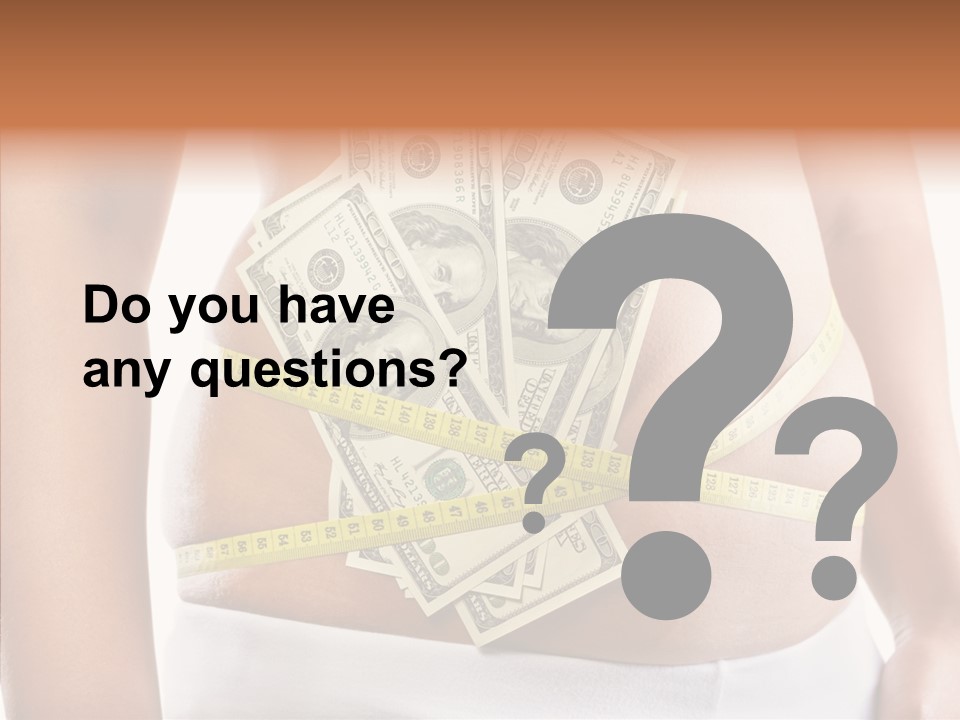 Cost Abdomen Woman PowerPoint Template