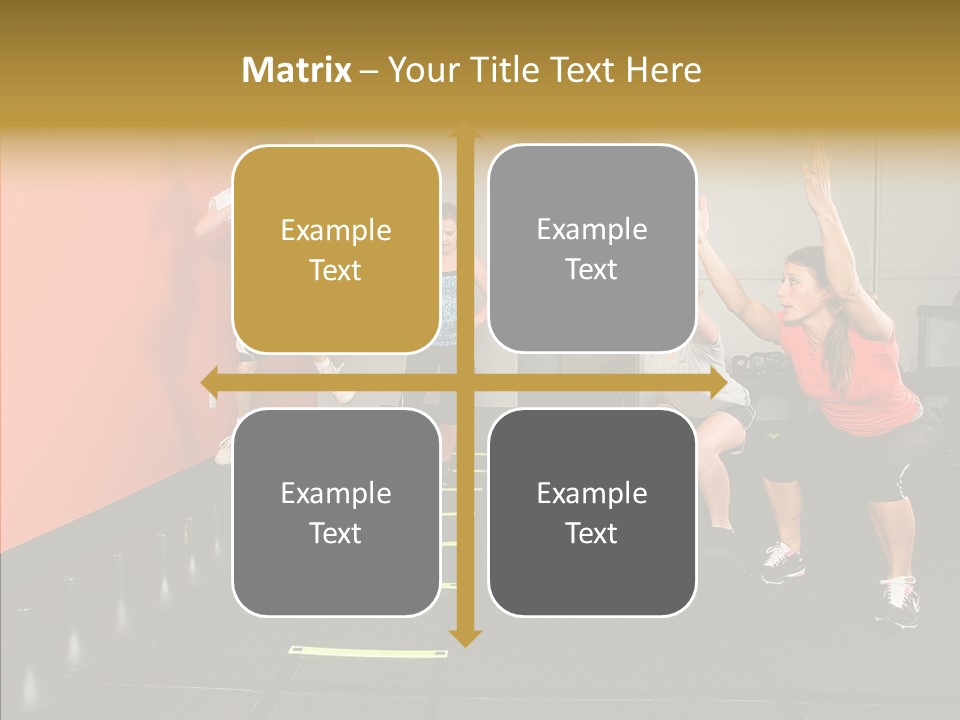 Course Exercise Teenagers PowerPoint Template