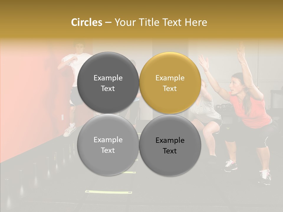 Course Exercise Teenagers PowerPoint Template