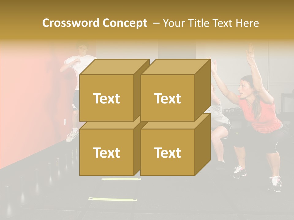 Course Exercise Teenagers PowerPoint Template