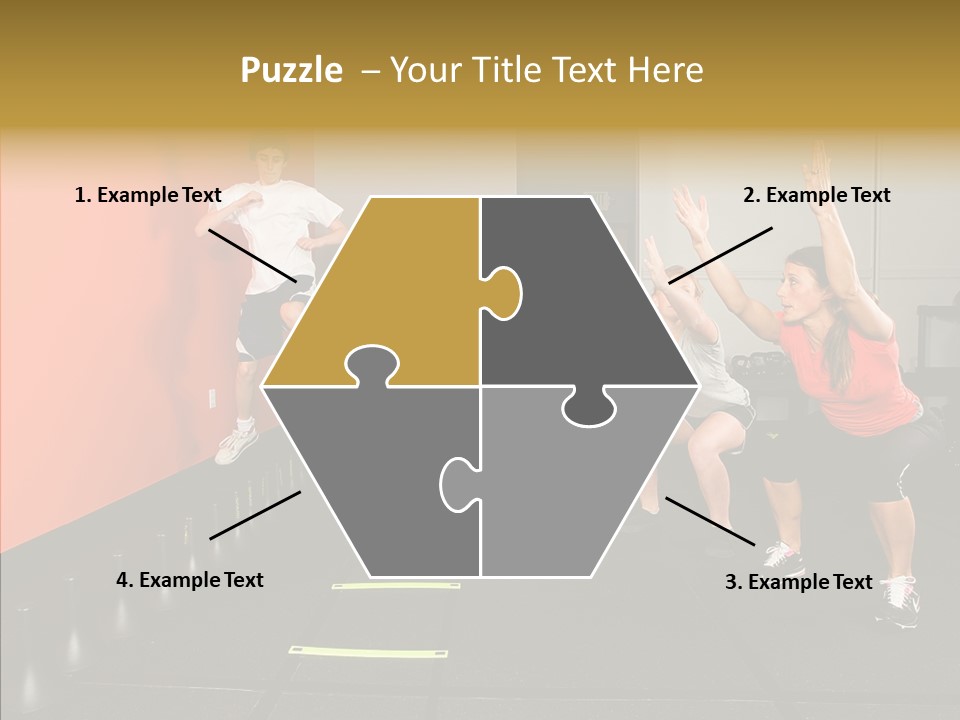 Course Exercise Teenagers PowerPoint Template