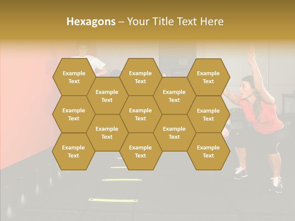 Course Exercise Teenagers PowerPoint Template