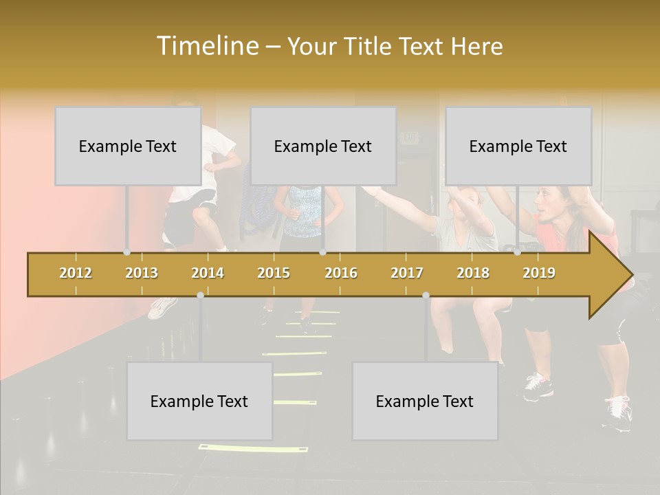 Course Exercise Teenagers PowerPoint Template