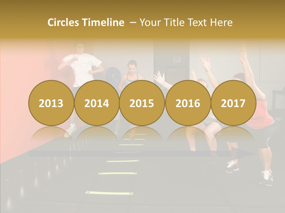 Course Exercise Teenagers PowerPoint Template