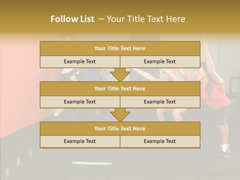 Course Exercise Teenagers PowerPoint Template
