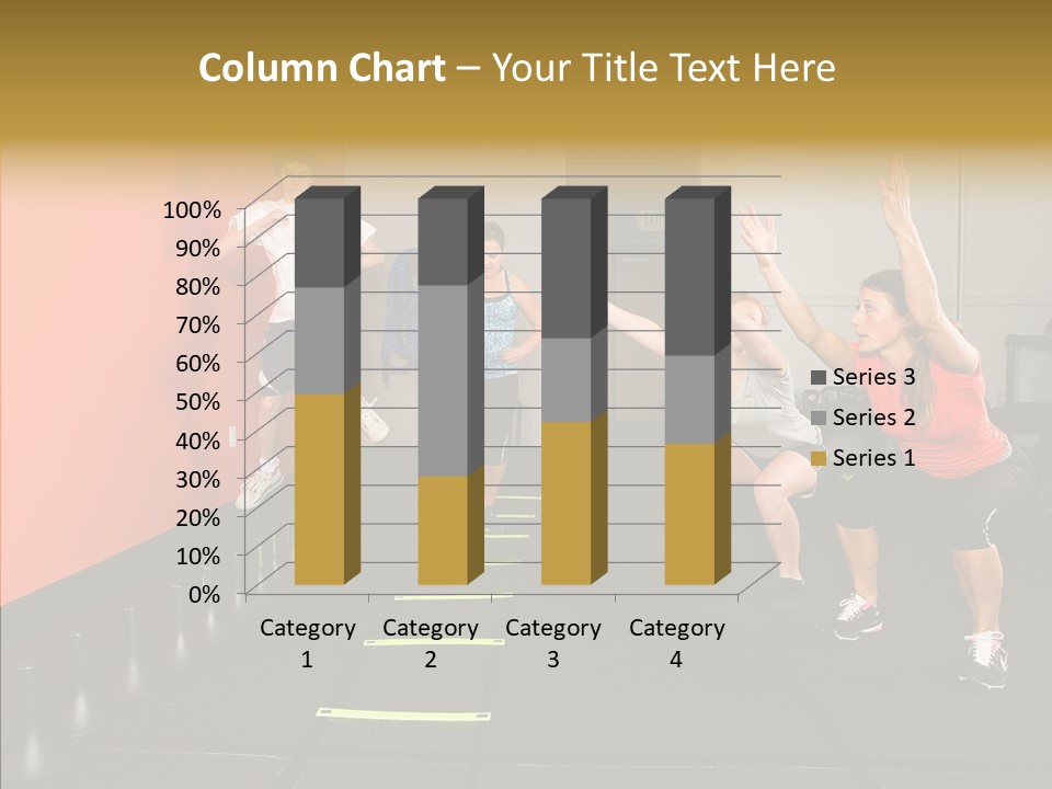 Course Exercise Teenagers PowerPoint Template