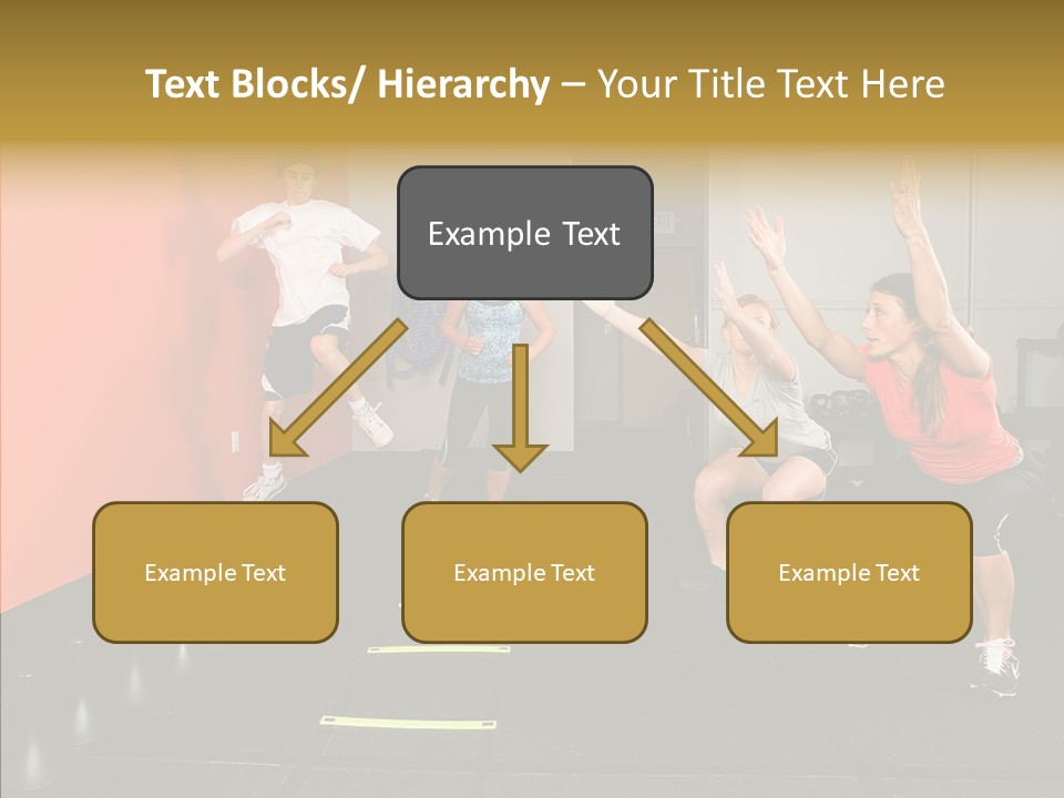Course Exercise Teenagers PowerPoint Template