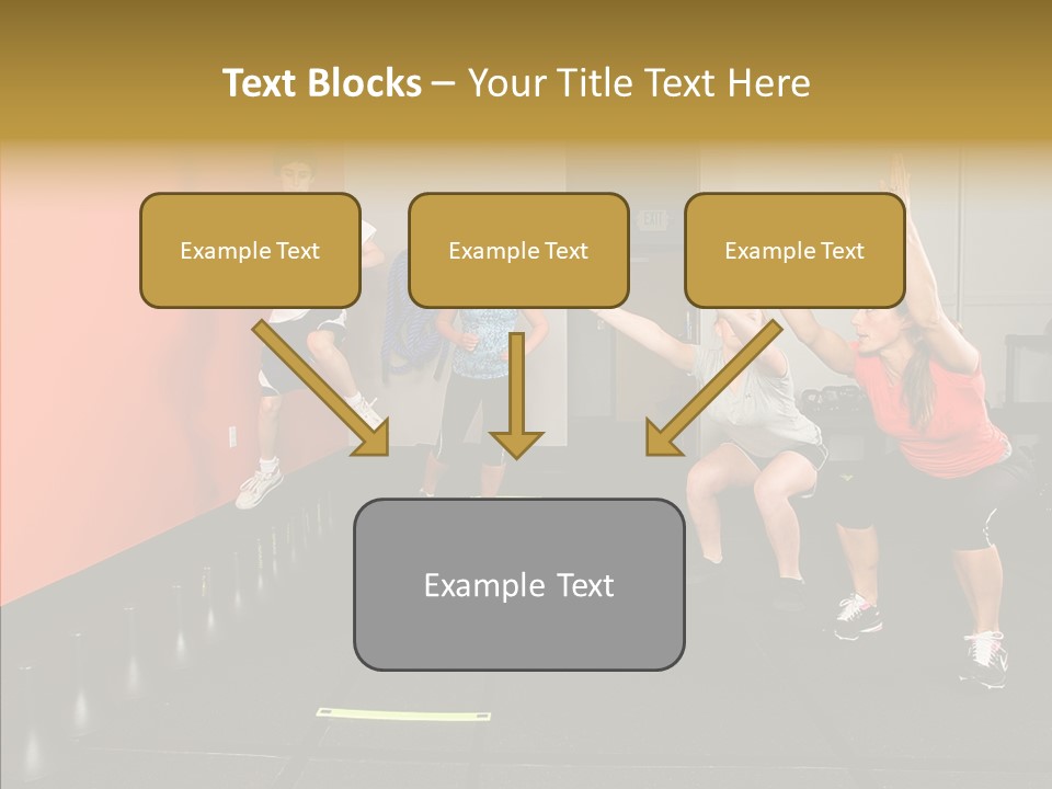 Course Exercise Teenagers PowerPoint Template