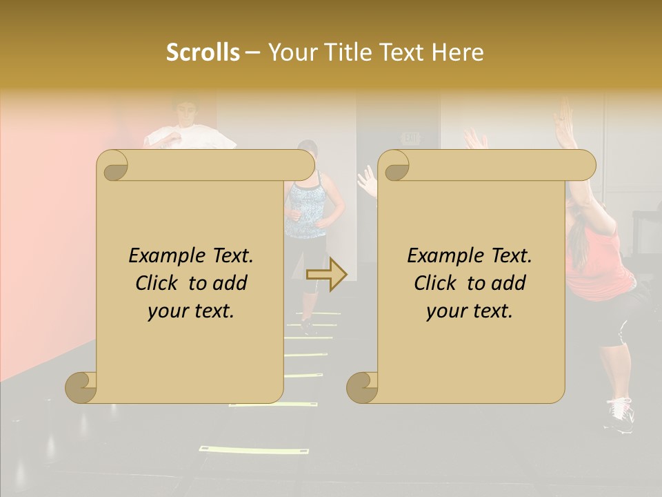 Course Exercise Teenagers PowerPoint Template
