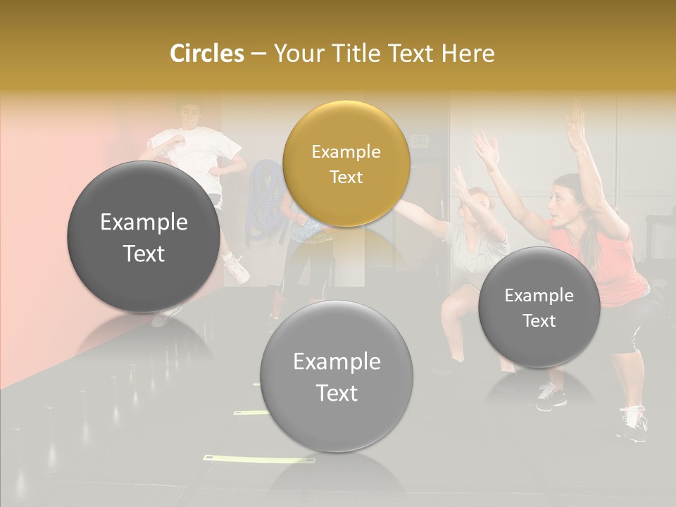 Course Exercise Teenagers PowerPoint Template