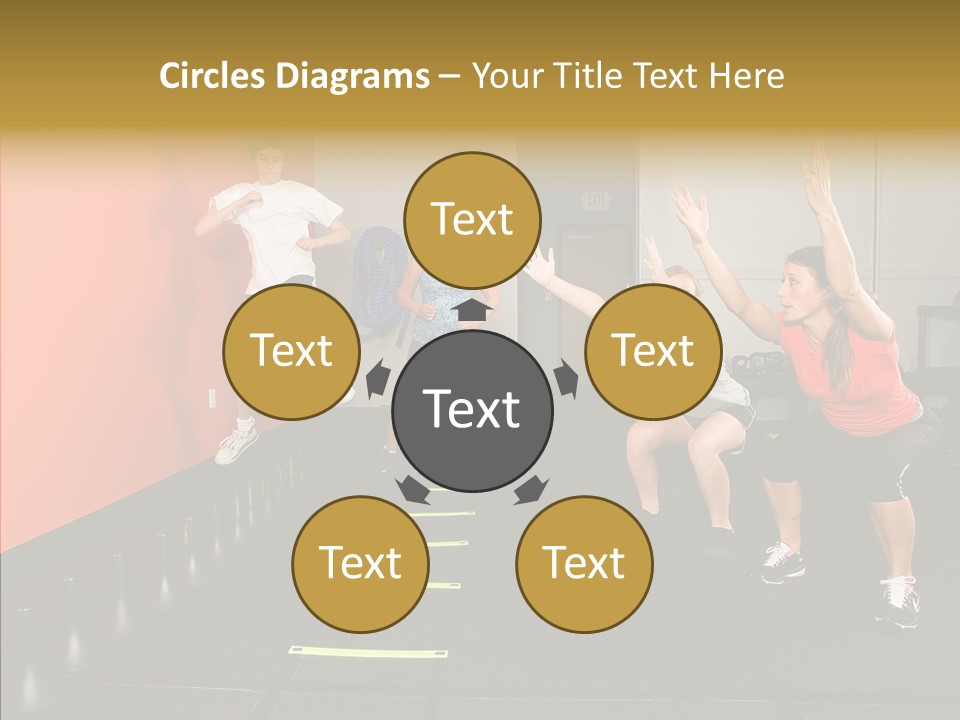 Course Exercise Teenagers PowerPoint Template