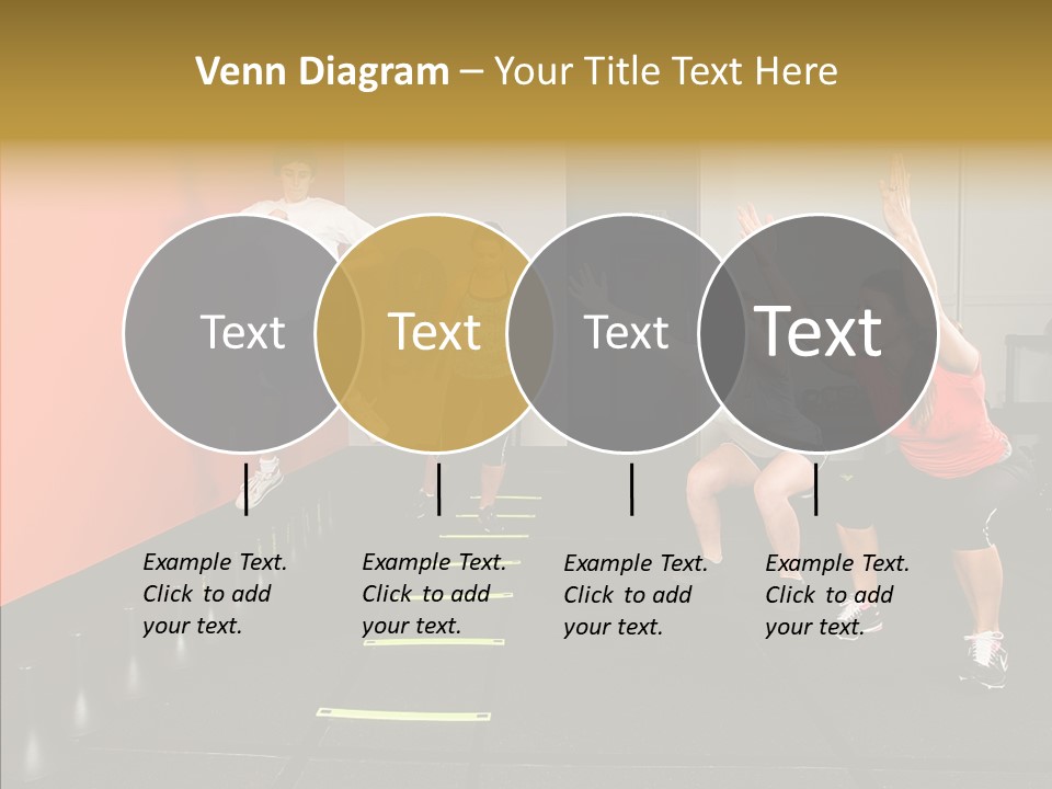 Course Exercise Teenagers PowerPoint Template