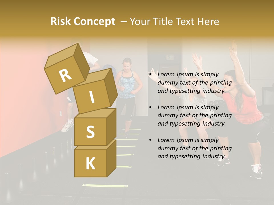 Course Exercise Teenagers PowerPoint Template