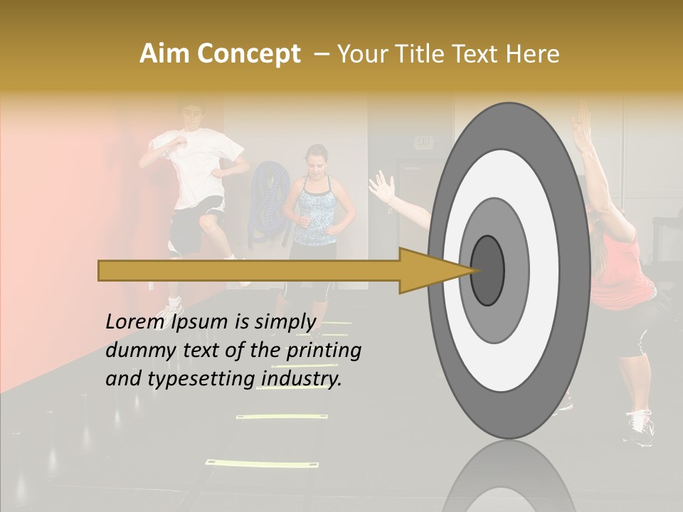 Course Exercise Teenagers PowerPoint Template