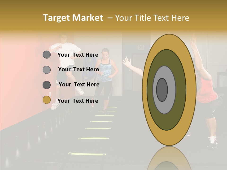 Course Exercise Teenagers PowerPoint Template