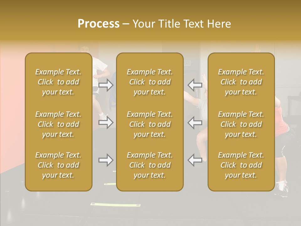 Course Exercise Teenagers PowerPoint Template