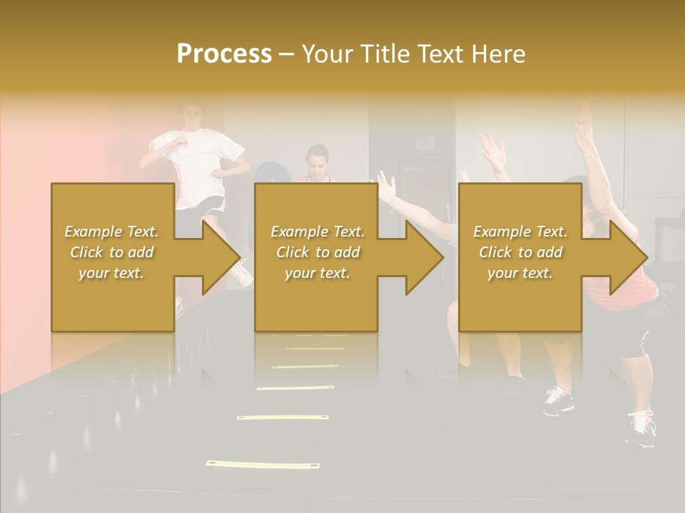 Course Exercise Teenagers PowerPoint Template