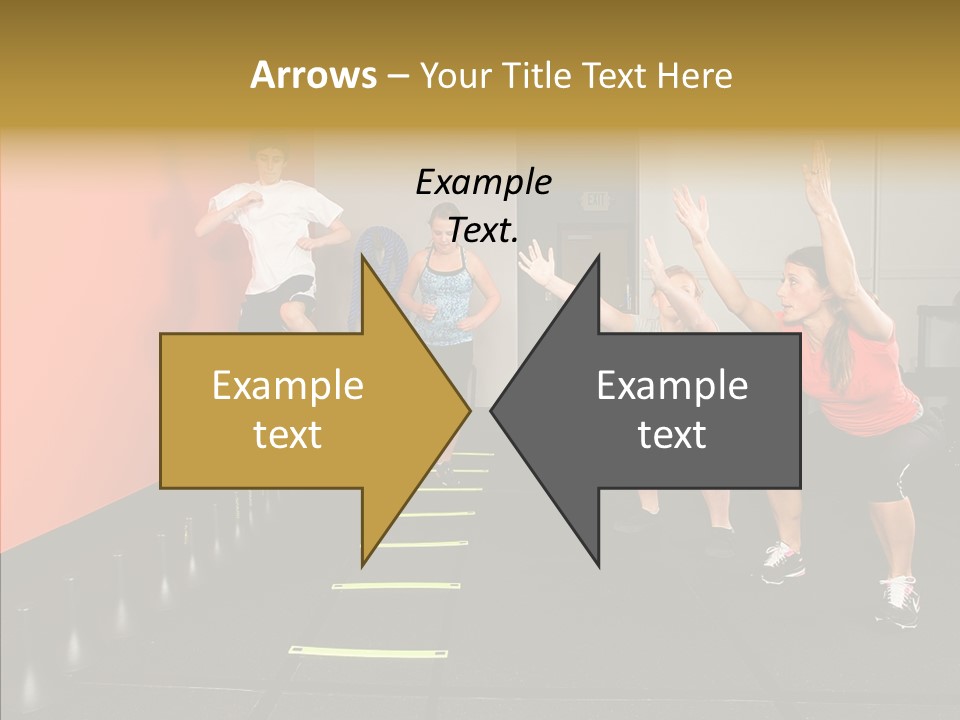 Course Exercise Teenagers PowerPoint Template