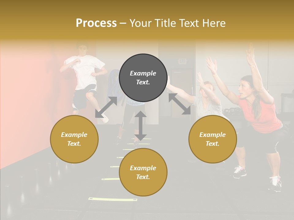 Course Exercise Teenagers PowerPoint Template