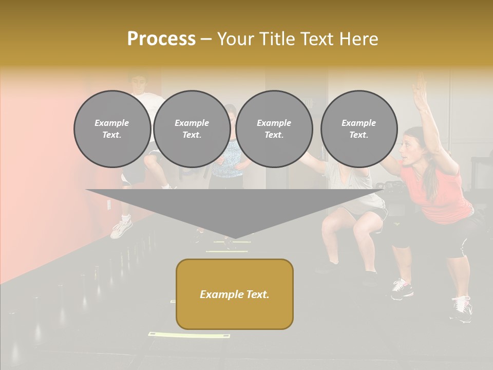 Course Exercise Teenagers PowerPoint Template
