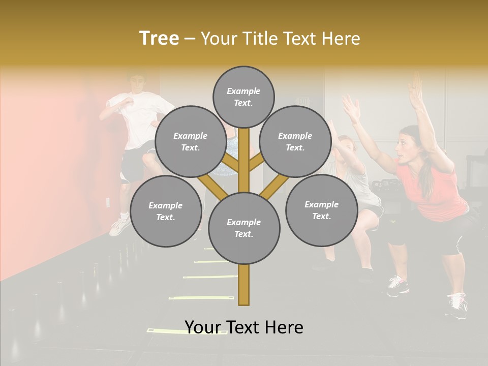 Course Exercise Teenagers PowerPoint Template