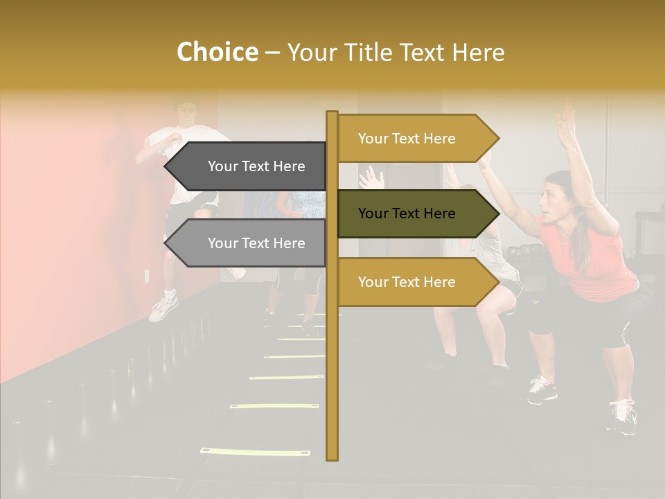 Course Exercise Teenagers PowerPoint Template