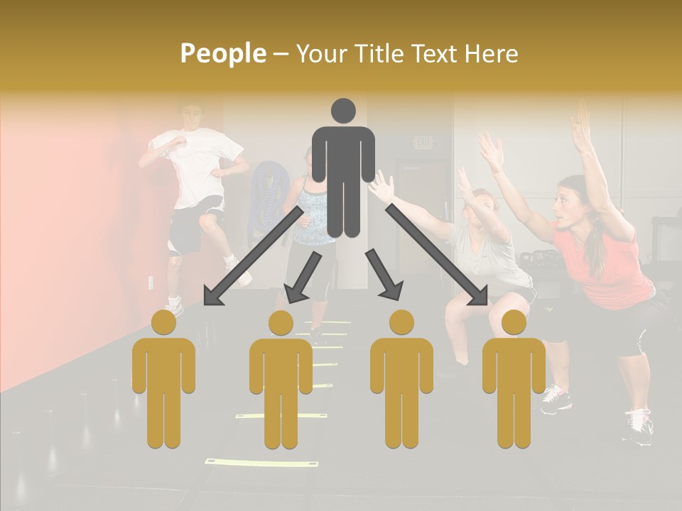 Course Exercise Teenagers PowerPoint Template