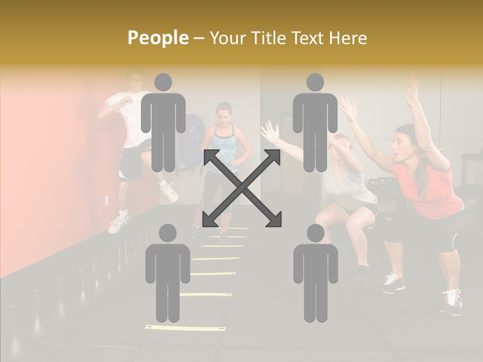 Course Exercise Teenagers PowerPoint Template