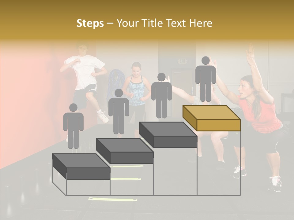 Course Exercise Teenagers PowerPoint Template