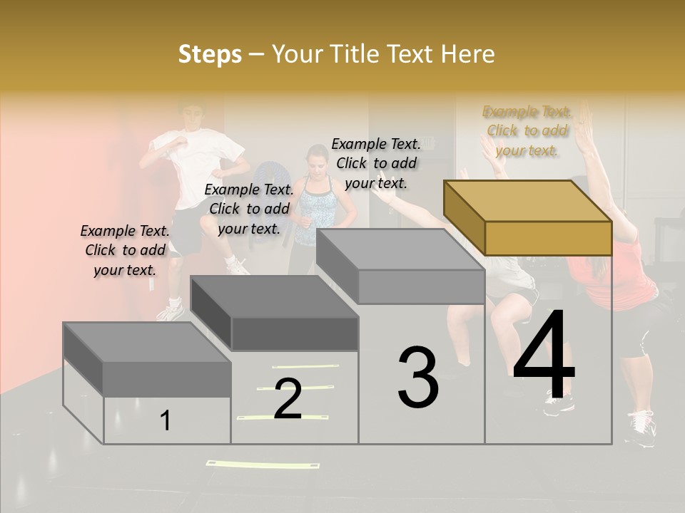 Course Exercise Teenagers PowerPoint Template