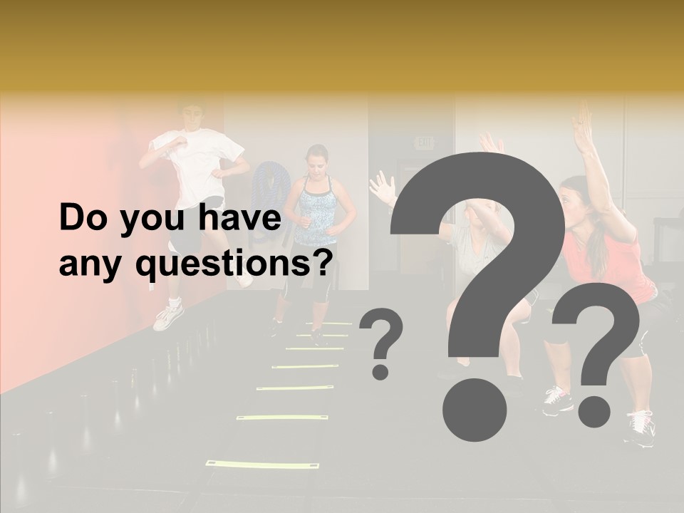 Course Exercise Teenagers PowerPoint Template